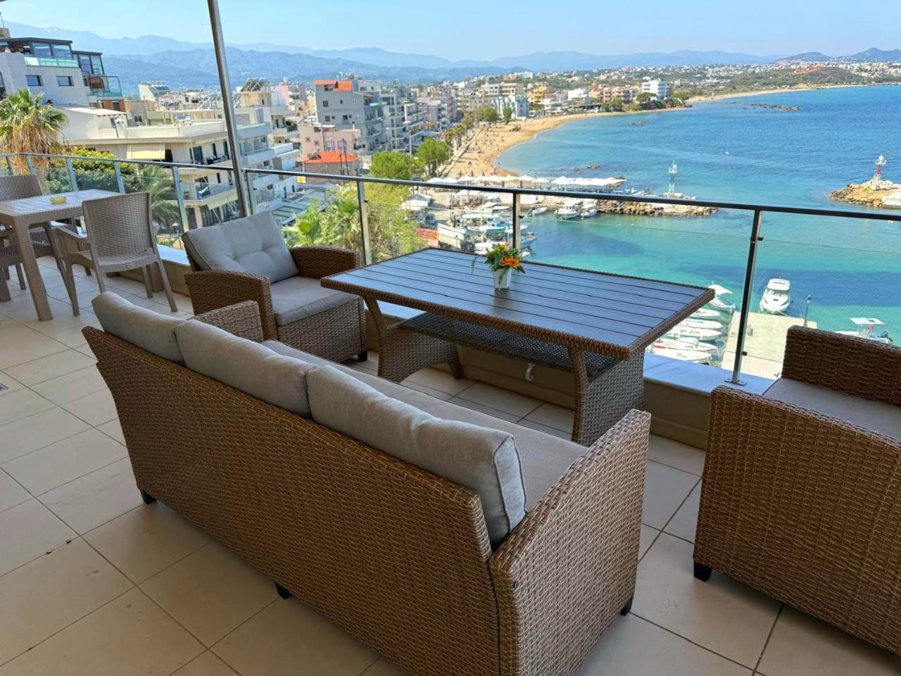 Апартаменты Panoramic Sea View Ханья Экстерьер фото